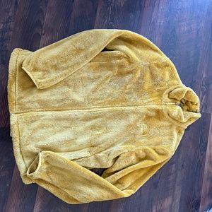 Womens North Face fuzzy jacket